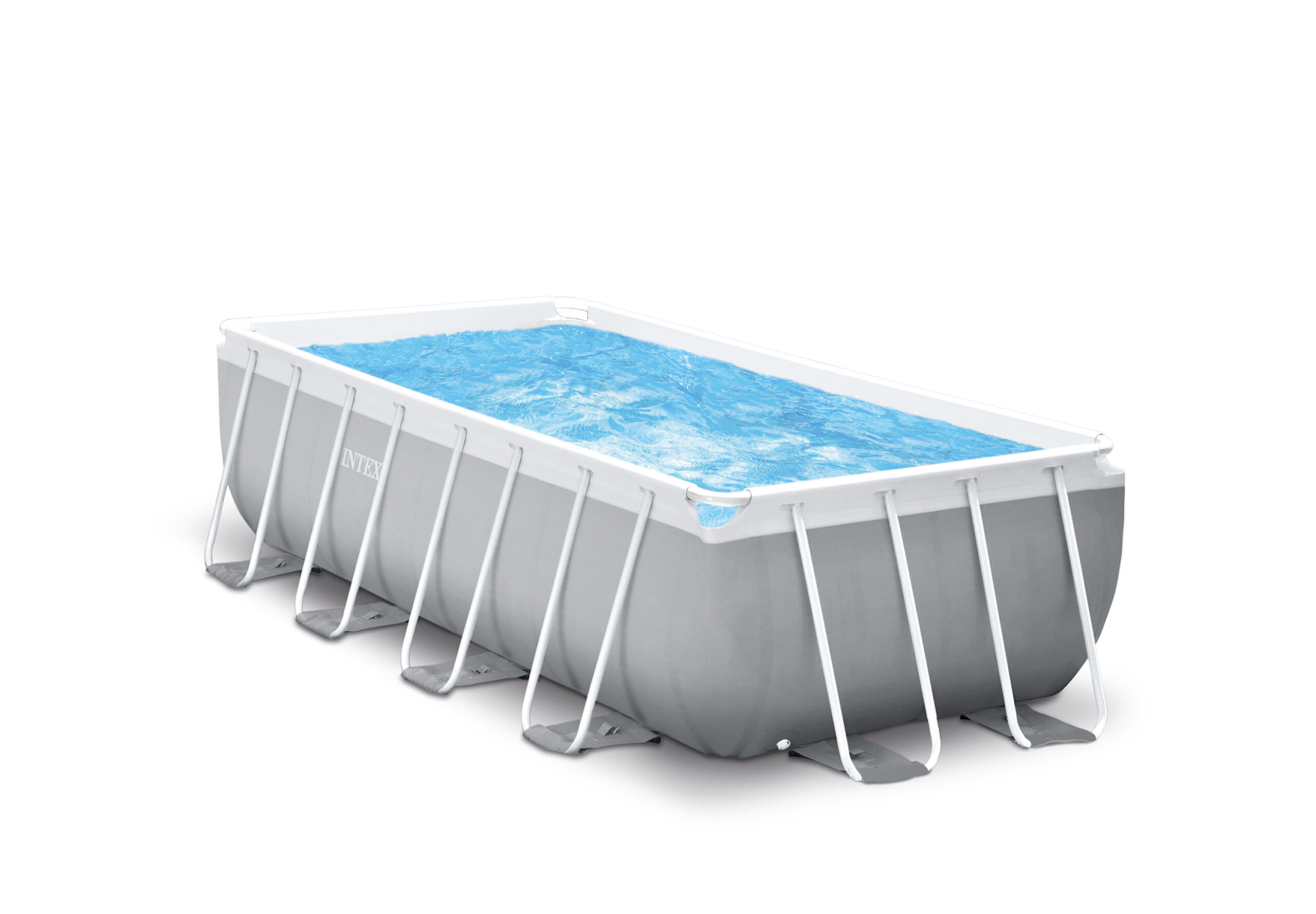Viva Schaken commentaar Intex Prism Frame zwembad 400 x 200 x 122 cm – met filterpomp en  zwembadtrap | 400 x 200 x 122 cm | 26790GN